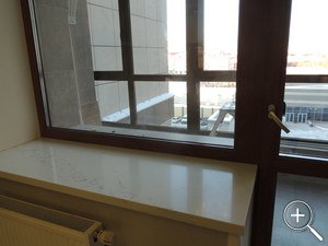 Подоконники для дома и офиса из искусственного акрилового, кварцевого и натурального камня